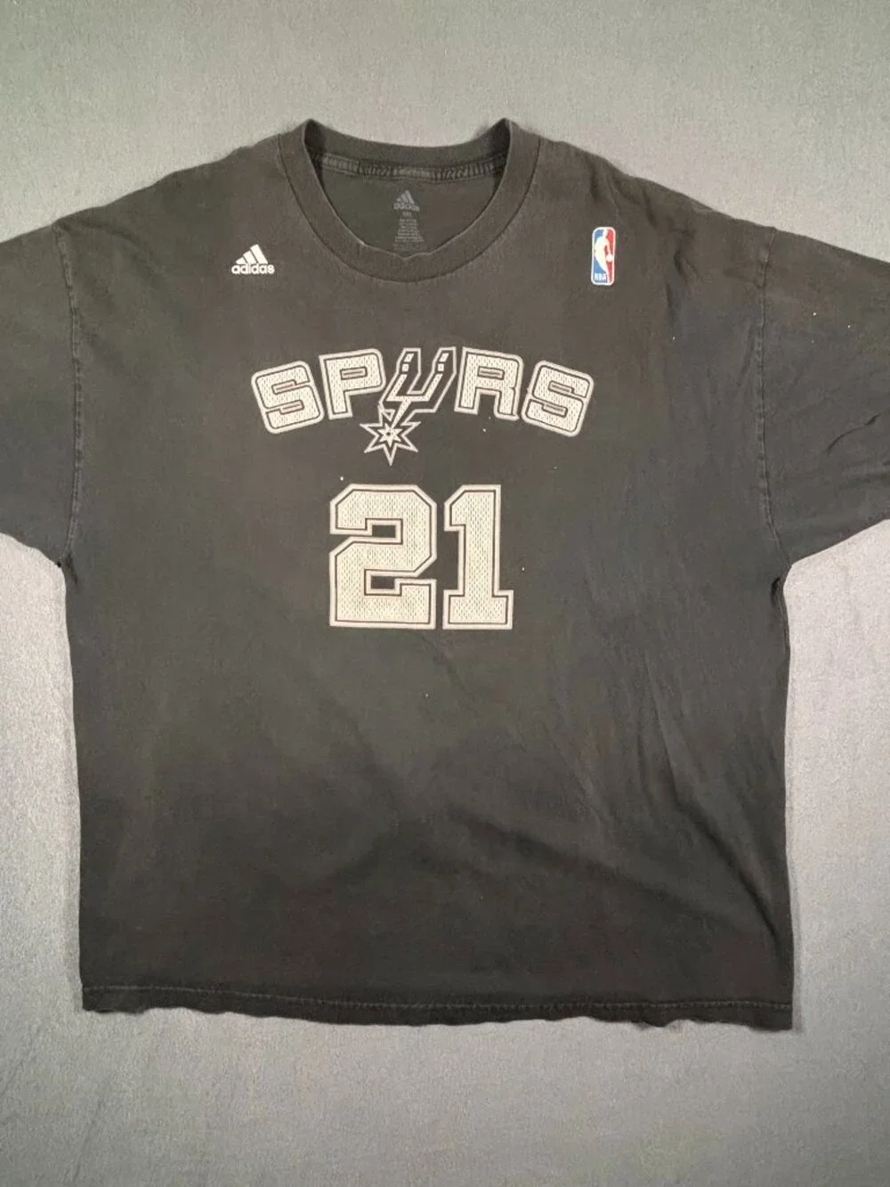 San Antonio Spurs Tim Duncan #21 Adidas tee